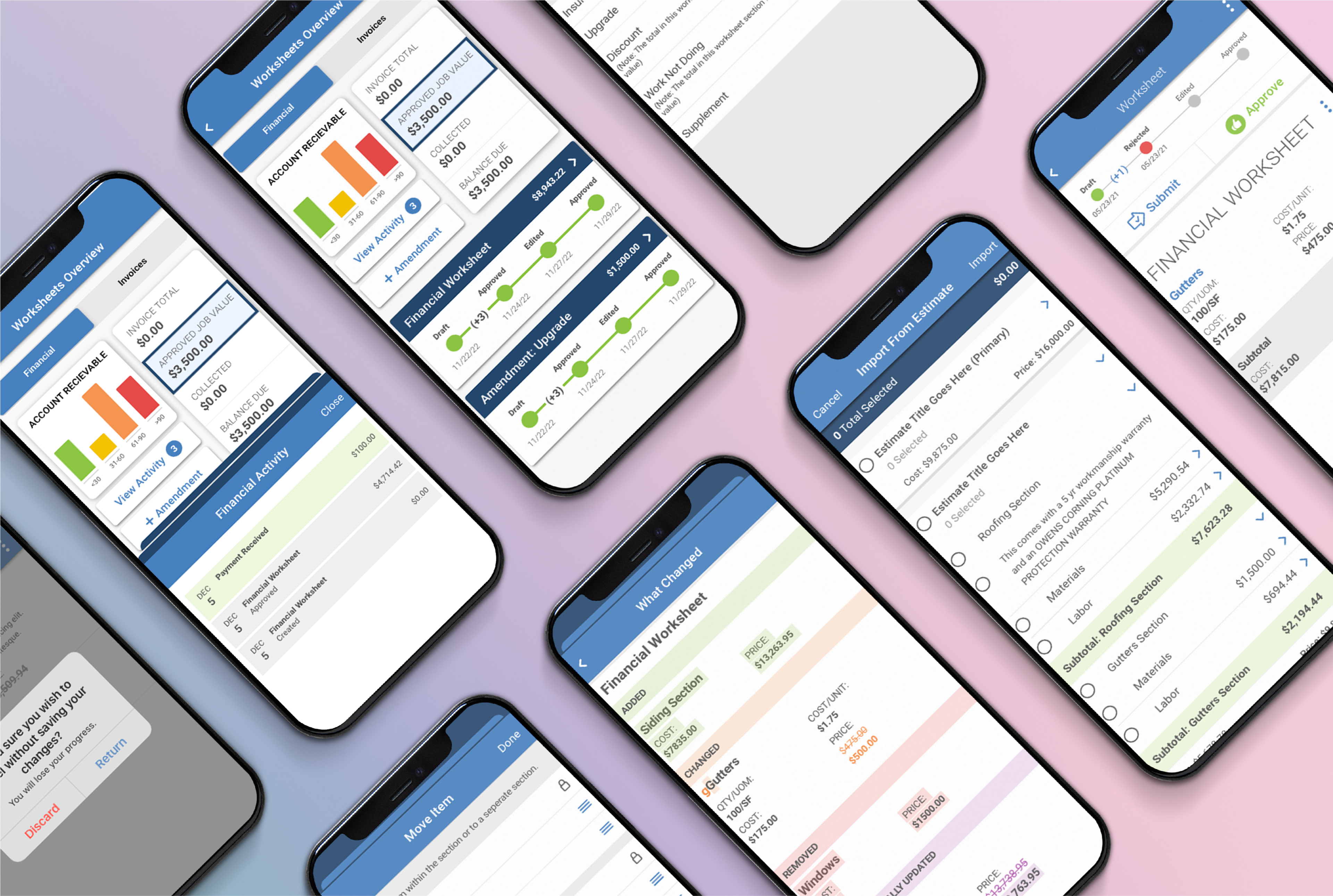 Financial Worksheets Case Study